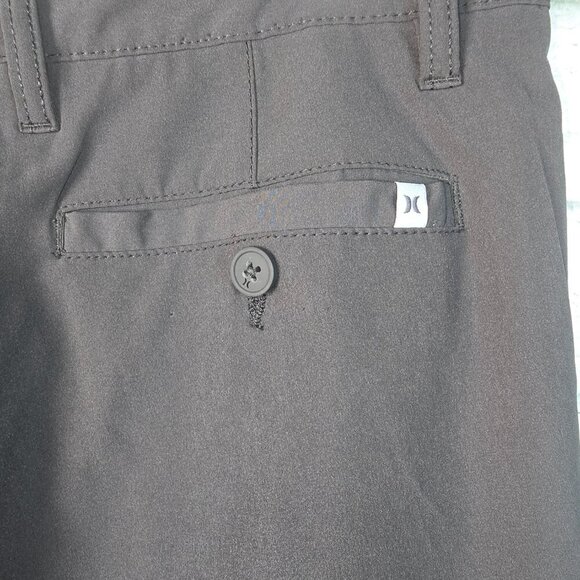 MENS HURLEY BLACK KNEE LENGTH MOISTURE WICKING FABRIC SIZE 32 EUC - Picture 6 of 6